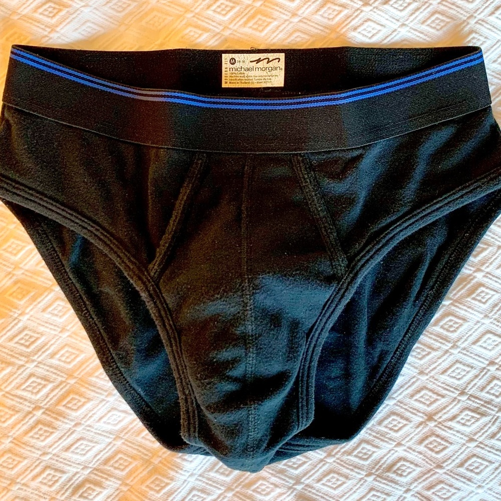 Michael Morgan Men's Cotton Low rise Modern fit Briefs.